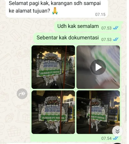 Pengiriman Papan Bunga Selamat Rowobranten Ringinarum