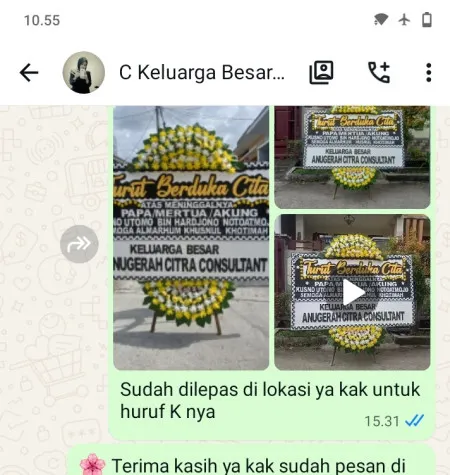 Pengiriman Papan Bunga Duka Rowobranten Ringinarum